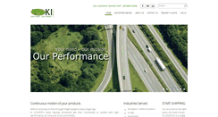 Desktop Screenshot of ki-logistics.com